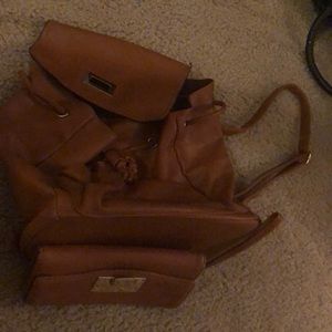 Tracy zhou backpack and wallet